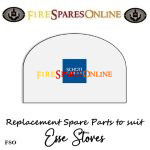 Esse 500 stove glass ES-008 285 X 265 arched top at www.firesparesonline.co.uk