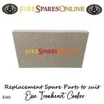 Esse Ironheat cooker lower back brick non-eco model at www.firesparesonline.co.uk ES-101 200 x 265 x 25