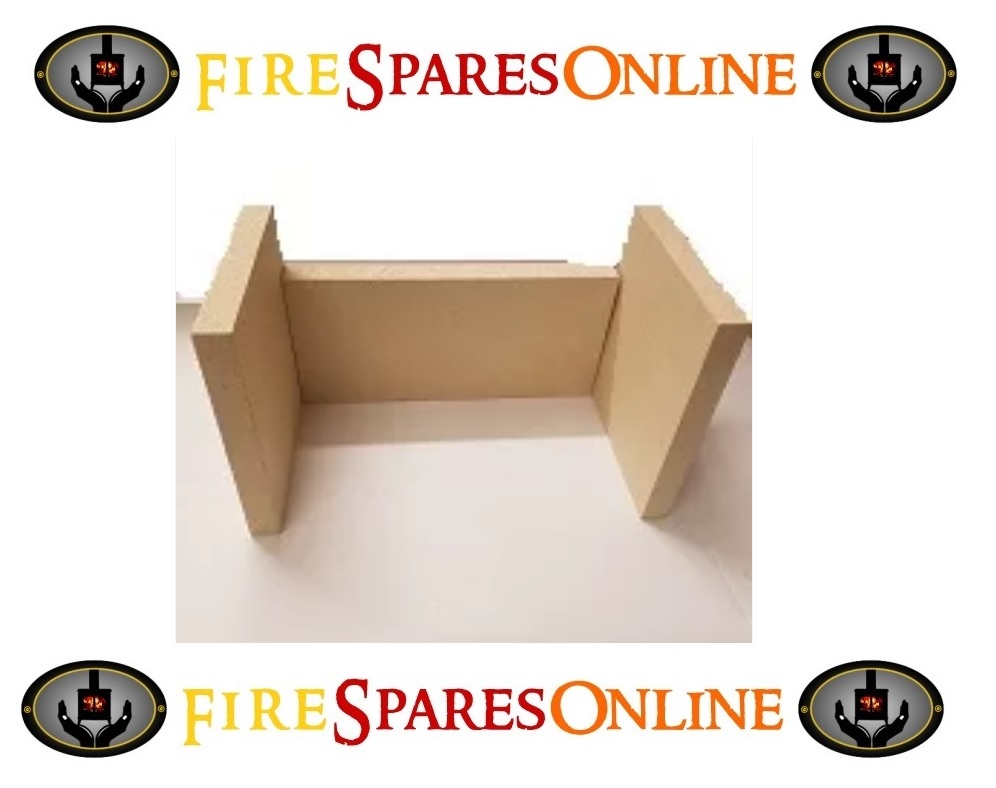 Stovax Brunel 1 and 1A Set of Replacement Fire Bricks - Fire Spares Online