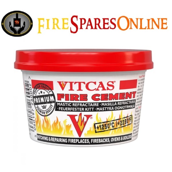 Vitcas Fire Cement in Buff/Beige 500g - Fire Spares Online