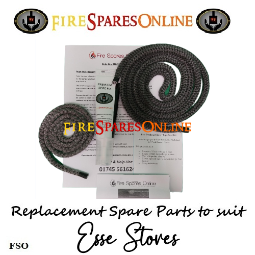 Esse Ironheart door rope seal kit Esse part code - ROPE-CUT.GRY-13X1500-G Esse Ironheart door rope seal kit Esse part code - ROPE-CUT.GRY-13X1500-G