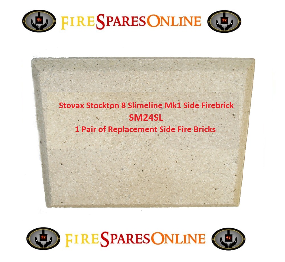 Stovax Stockton 8 Slimeline Mk1 Side Firebrick - SM24SL - Fire Spares Online