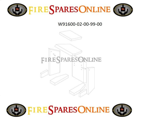 Westfire Uniq 16, 20 Full Brick Set With Base Bricks - W91600-02-00-99-00 -  Fire Spares Online