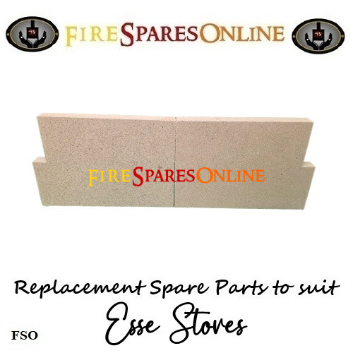 Esse 100 + 100dd + 100KC + 125 + 200 rear bricks pre 2017 stove spares template at www.firesparesonline.co.uk 100-010 Esse-100-100dd-100KC-125-200-rear-bricks-pre-2017-stove-spares-template-at-www.firesparesonline.co_.uk-100-010