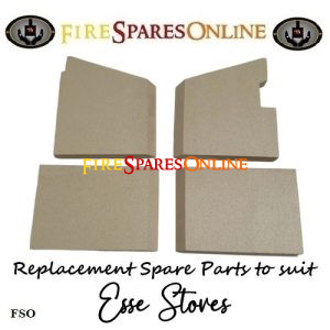 Esse 100 100dd 100KC 150 brick set after 07.2016 100-011b 100-011c 100-010b stove spares at www.firesparesonline.co.uk