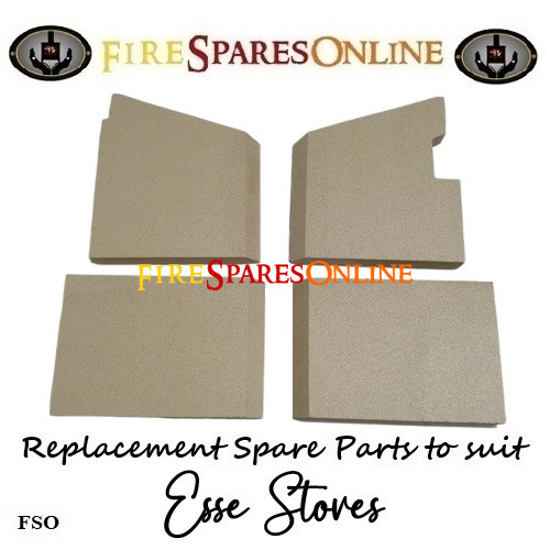 Esse 100 100dd 100KC 150 brick set after 07.2016 100-011b 100-011c 100-010b stove spares at www.firesparesonline.co.uk