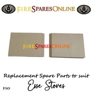Esse 100 Rear Bricks 100dd 100KC 150SE after 07.2016 100-010b stove spares at www.firesparesonline.co.uk