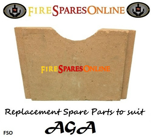 Aga Littlw Wenlock Classic Rear brick C1834 Brick set with baffle plate C1872 Throut plate
