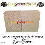 Esse 500 MF baffle bricks at www.firesparesonline.co.uk Old design 255 x 185 x 30