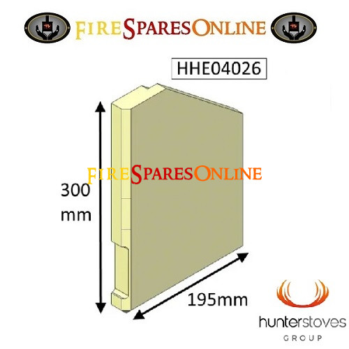 Hunter Herald 14 MK 1 Vermiculite Side Brick – Heat Resistant Stove Replacement Part-1019719