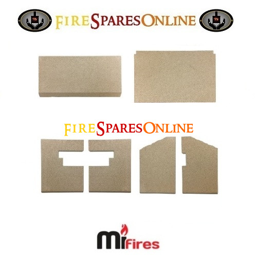 MI Fires Tinderbox LARGE BRICK SET including base and baffle brick
