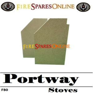Portway Stove Side Fire Bricks, STOVE SIDE LINER, B-125790