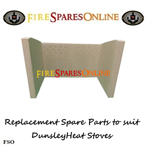 Dunsley Highlander 5 Enviroburn Side and rear brick set 02226 +02101 at www.firesparesonline.co.uk