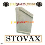 HUM35.4 Huntingdon 35 Left hand side Fire brick - Dimensions 206 x 348 x 45mm - vermiculite stove bricks.