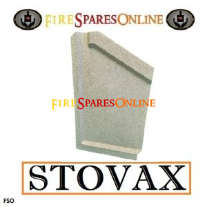 HUM35.4 Huntingdon 35 Left hand side Fire brick - Dimensions 206 x 348 x 45mm - vermiculite stove bricks.