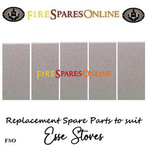 Esse 200 baffle brick set after 07.16 spares at www.firesparesonline.co.uk 200-030