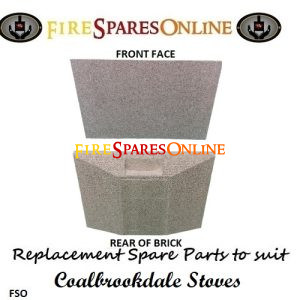 Coalbrookdale Little Wenlock Rear Brick - Vermiculite replacement C1025