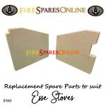 Esse 200 side brick set after 07- 2016 stove spares at www.firesparesonline.co.uk 200-023-SE