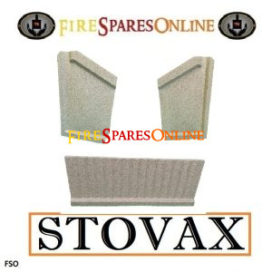 HUM35.3 Huntingdon 35 Rear Firebrick -Mk1 and Mk2 480 x 195 x 45mm full brick set - HUM35.3 - HUM35.4 - HUM35.5