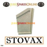 HUM35.5 Huntingdon 35 Right hand side Fire brick - Dimensions 206 x 348 x 45mm - vermiculite stove bricks