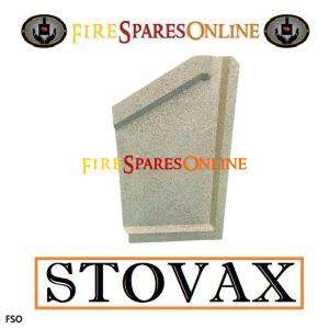 HUM35.5 Huntingdon 35 Right hand side Fire brick - Dimensions 206 x 348 x 45mm - vermiculite stove bricks
