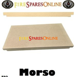 Morso S10-40 Spares - S10 Series, stove spares - Lower Baffle Brick M57100100
