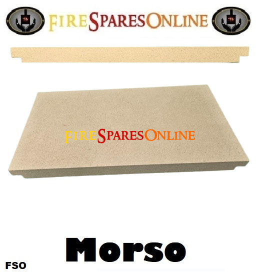 Morso S10-40 Spares - S10 Series, stove spares - Lower Baffle Brick M57100100