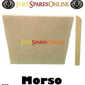 Morso S10-40 Spares - S10 Series, stove spares - Rear - back fire brick shaped - M57100300