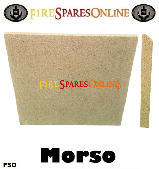 Morso S10-40 Spares - S10 Series, stove spares - Rear - back fire brick shaped - M57100300