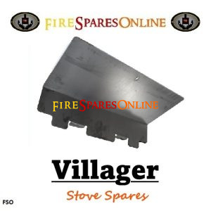 AFS2905 - Villager A Baffle Plate, Steel, Overall width is 545mm, overall depth is 345mm - Fits Stoves AFW, AFW-S2, AFW-S3