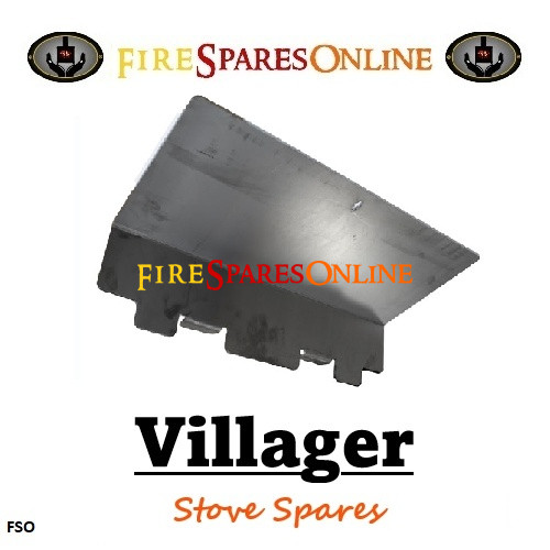AFS2905 - Villager A Baffle Plate, Steel, Overall width is 545mm, overall depth is 345mm - Fits Stoves AFW, AFW-S2, AFW-S3