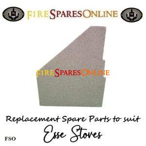Esse W500 right hand side Brick W500-VERM-001B-Esse spares at firesparesonline Right side Brick for the Woodburning 500 stove